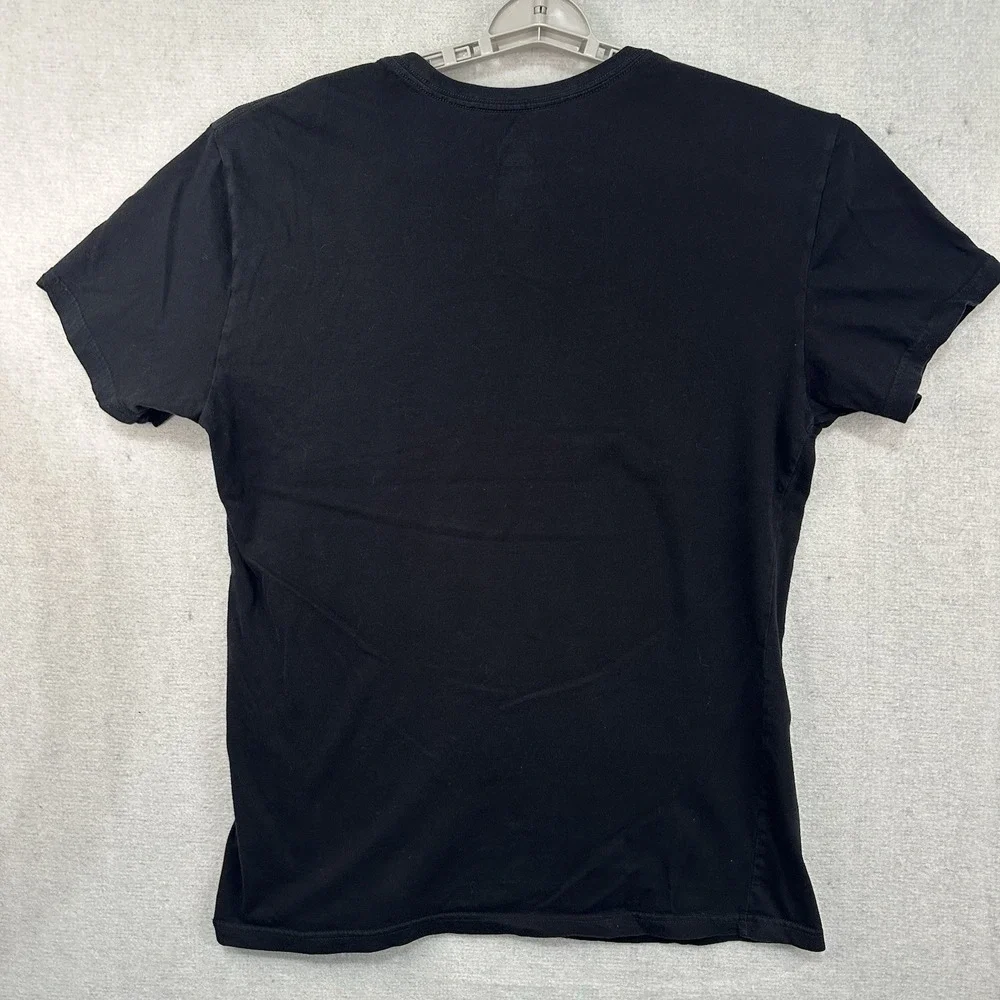 Polo Ralph Lauren T-Shirt‎ Men's XL Black Slim Fit Crew Neck Red Pony